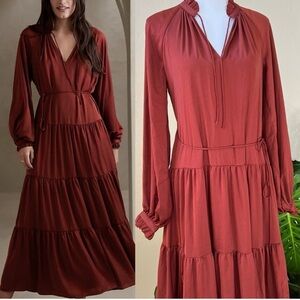 Banana Republic Factory Rust Maxi Dress